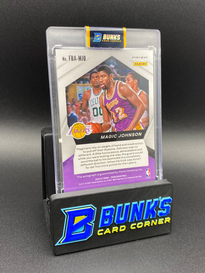 2020 Magic Johnson Prizm Fast Break Autograph