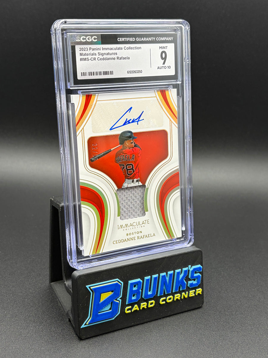 2023 Ceddanne Rafaela Materials Signatures CGC 9 Auto 10 32/99