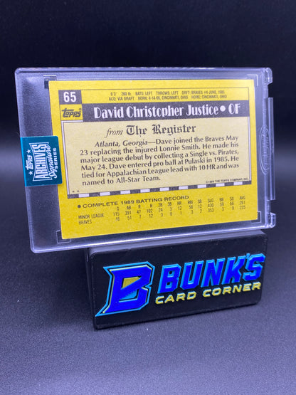 2024 Dave Justice 3/3 Archives