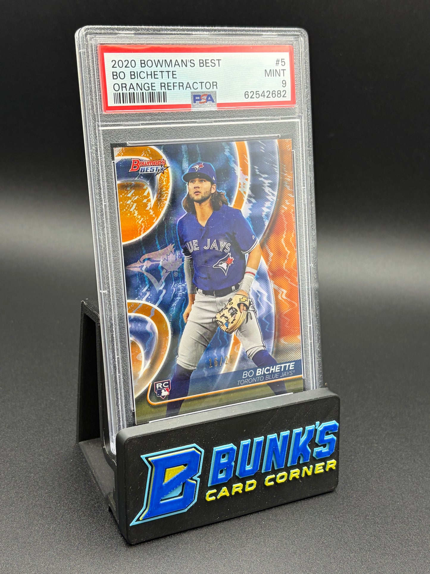 2020 Bo Bichette Orange Refractor PSA 9 RC 16/25