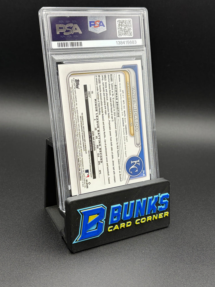 2024 Yandel Ricardo Chrome Prospect Auto PSA 9 134/199