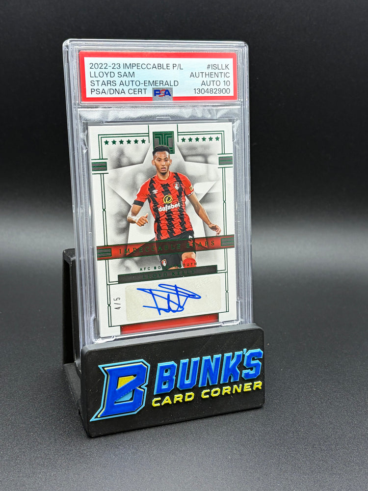 2022-23 Lloyd Sam Stars Auto Emerald PSA AU Auto 10 4/5