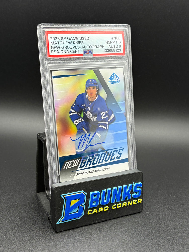 2023 Matthew Knies New Groove Autograph PSA 8 Auto 9