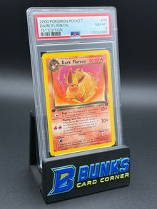 Dark Flareon 1st Edition Rocket PSA 8