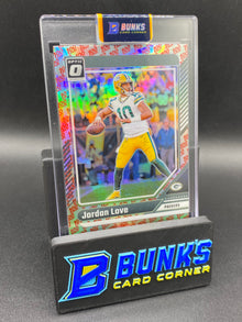 Jordan Love 100 Prizm Optic Donruss