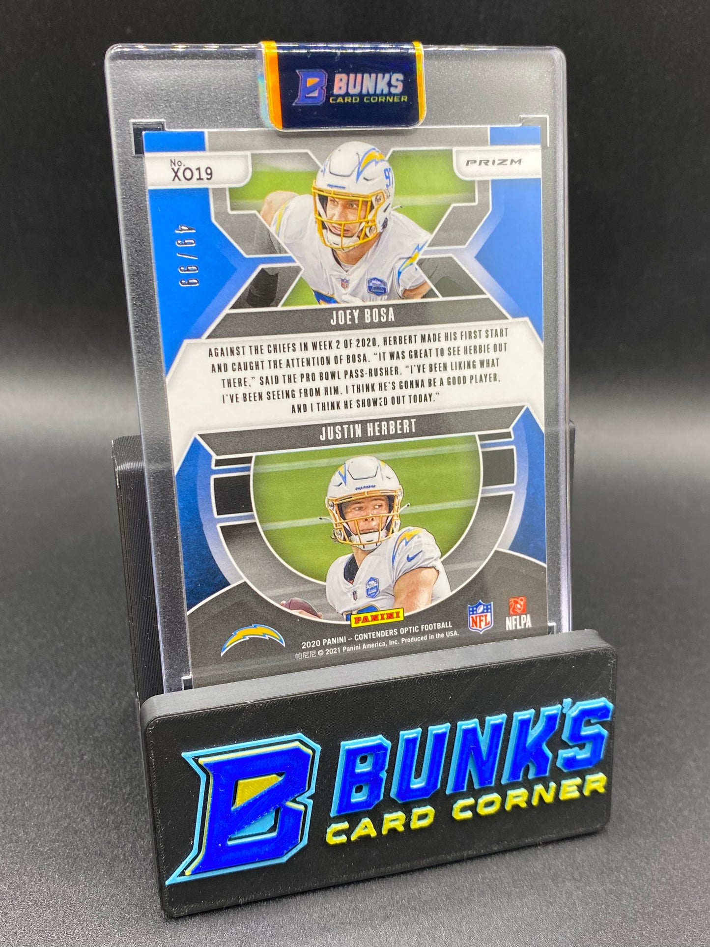 Joey Bosa & Justin Herbert X's and O's Contenders 49/99