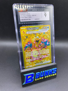 Charizard Ex Hyper Rare Obsidian Flames CGC 9