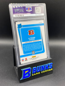 2021 Ja'Marr Chase Blue Hyper PSA 8 RC