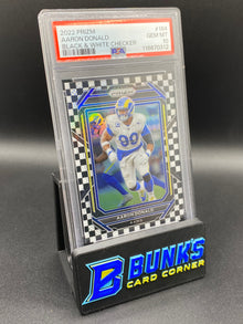 2022 Aaron Donald Black & White Checker PSA 10