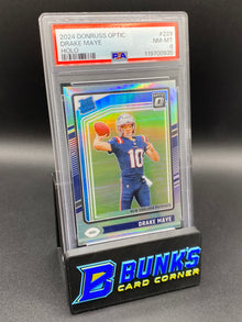 2024 Drake Maye Holo PSA 8 Rc
