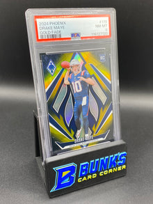 2024 Drake Maye Gold Fade PSA 8 Rc 51/125