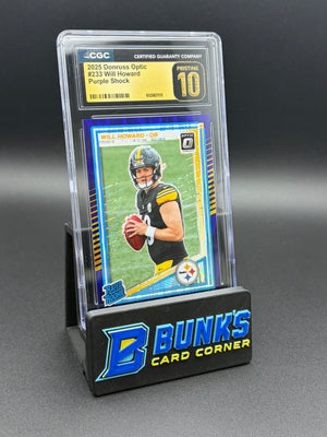 2025 Will Howard Purple Shock CGC Pristine 10 RC