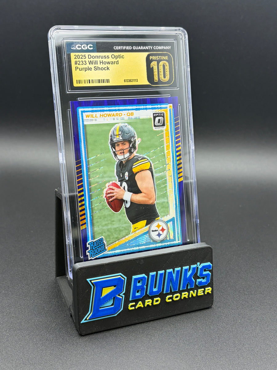 2025 Will Howard Purple Shock CGC Pristine 10 RC