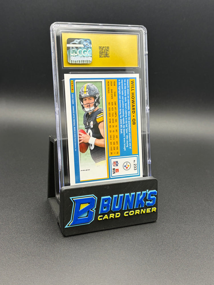 2025 Will Howard Purple Shock CGC Pristine 10 RC
