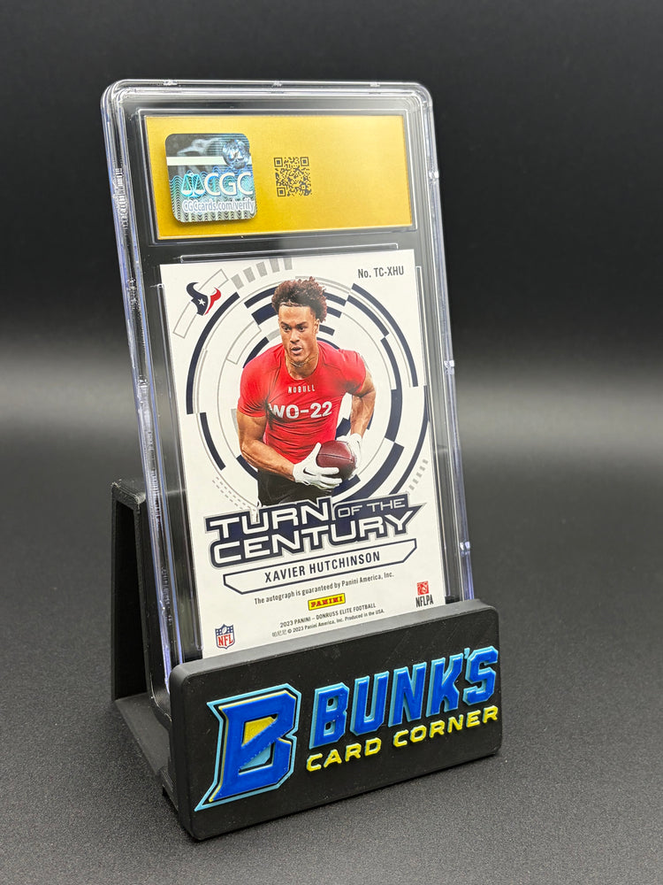2023 Xavier Hutchinson Gold Turn of the Century Auto CGC Pristine 10 Auto 10 RC 5/5