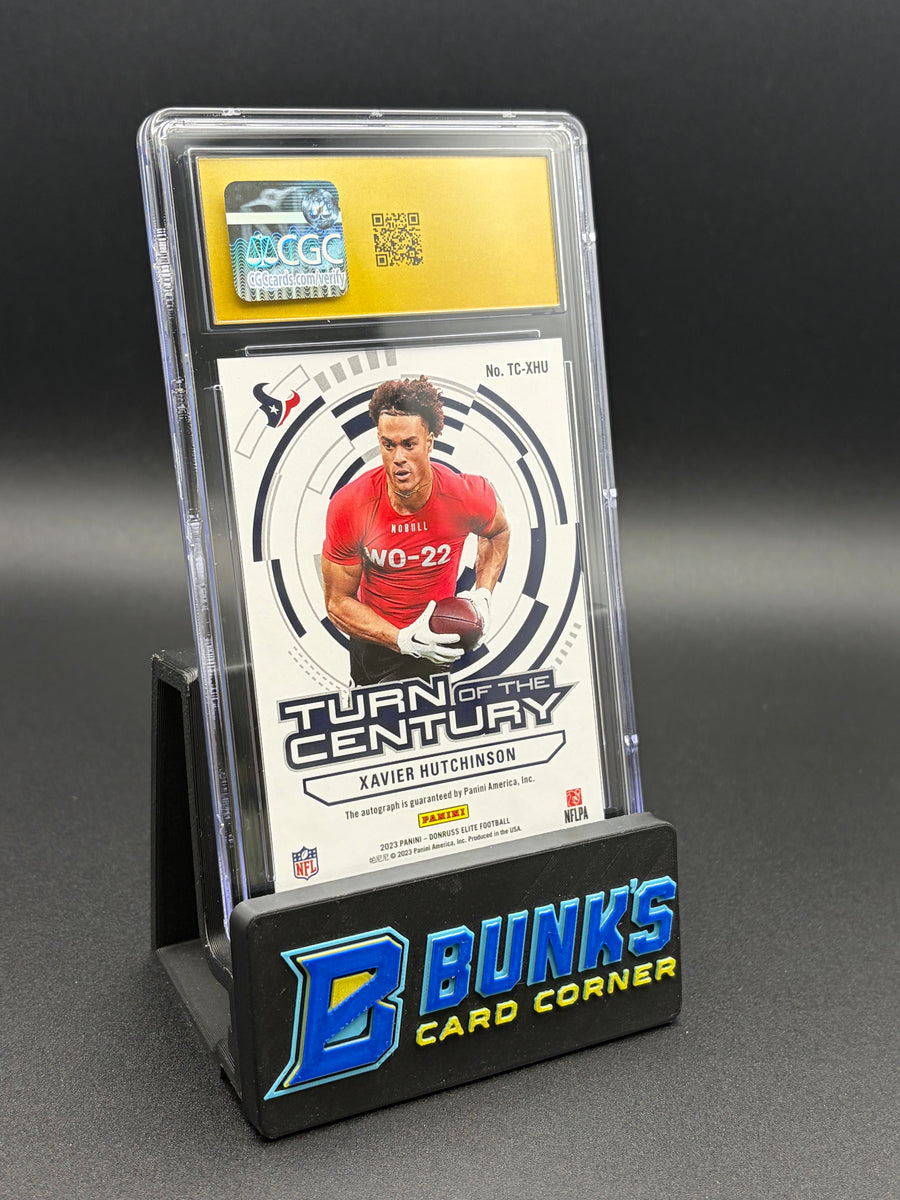 2023 Xavier Hutchinson Gold Turn of the Century Auto CGC Pristine 10 Auto 10 RC 5/5