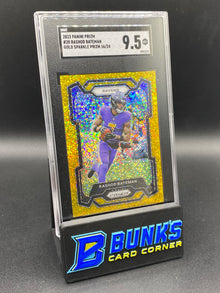 2023 Rashod Bateman Gold Sparkle Prizm 16/24 SGC 9.5