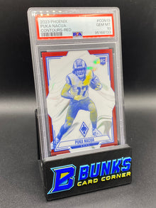 2023 Puka Nacua Contours- Red PSA 10