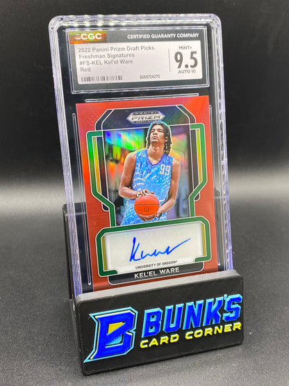 2022 Kel'el Ware Auto Red CGC 9.5/10