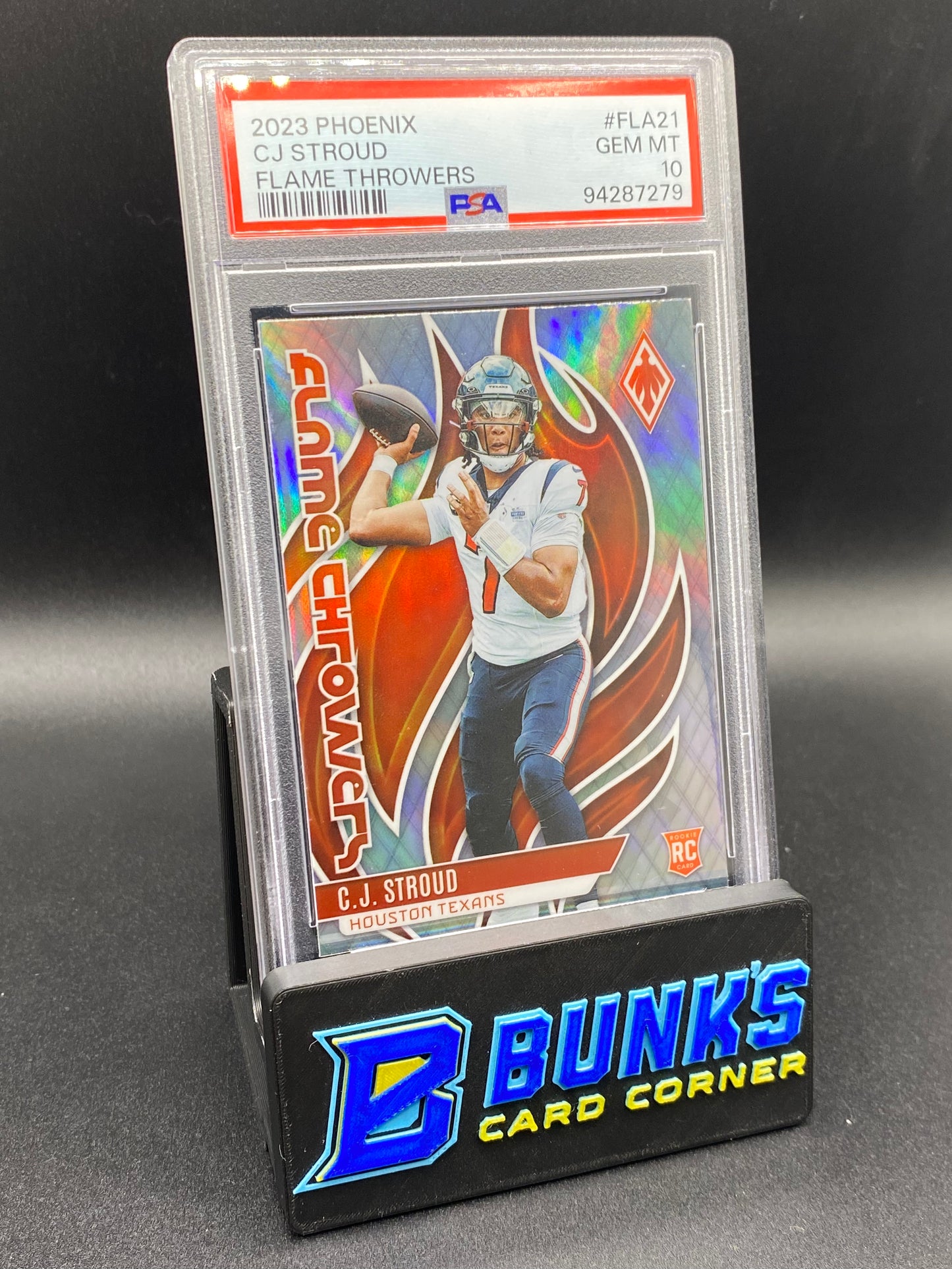 2023 CJ Stroud Flame Throwers PSA 10