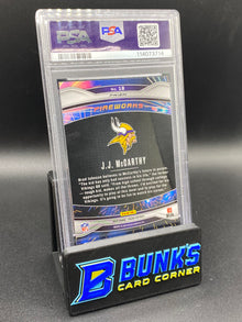 2024 JJ McCarthy Fireworks Green Prizm PSA 10