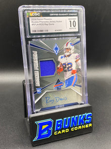 2024 Ray Davis Rookie Phenoms Jeresy Auto CGC 10/10
