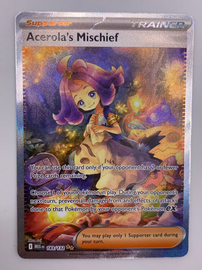 Acerola's Mischief Mega Evolutions NM