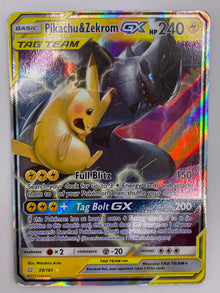 Pikachu & Zekrom Gx Tag Team MP
