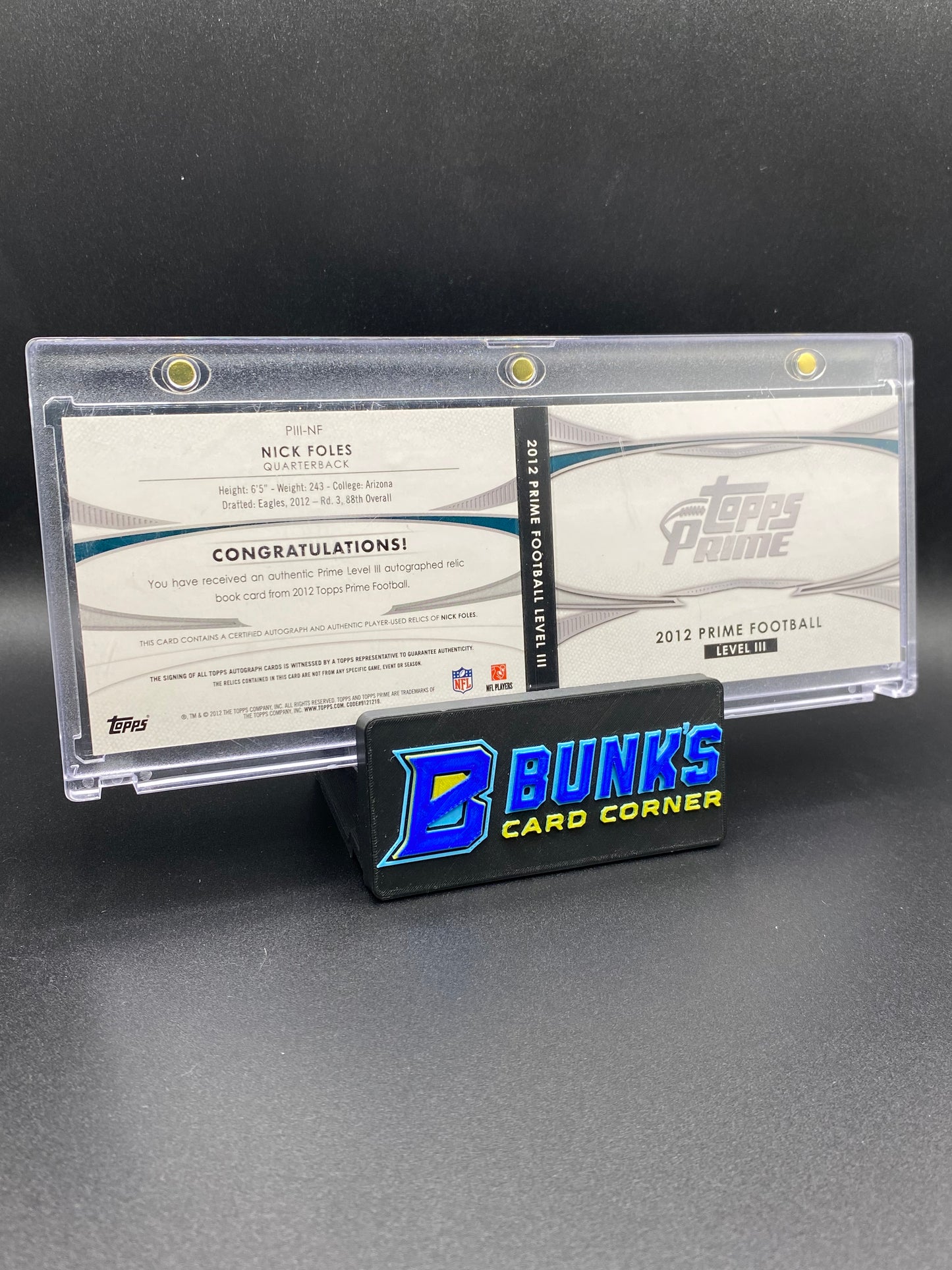Nick Foles 2/5 Booklet