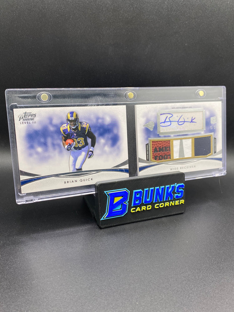 Brian Quick 5/5 Booklet
