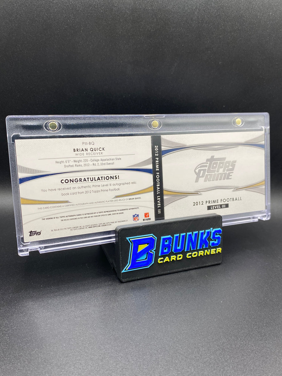 Brian Quick 5/5 Booklet