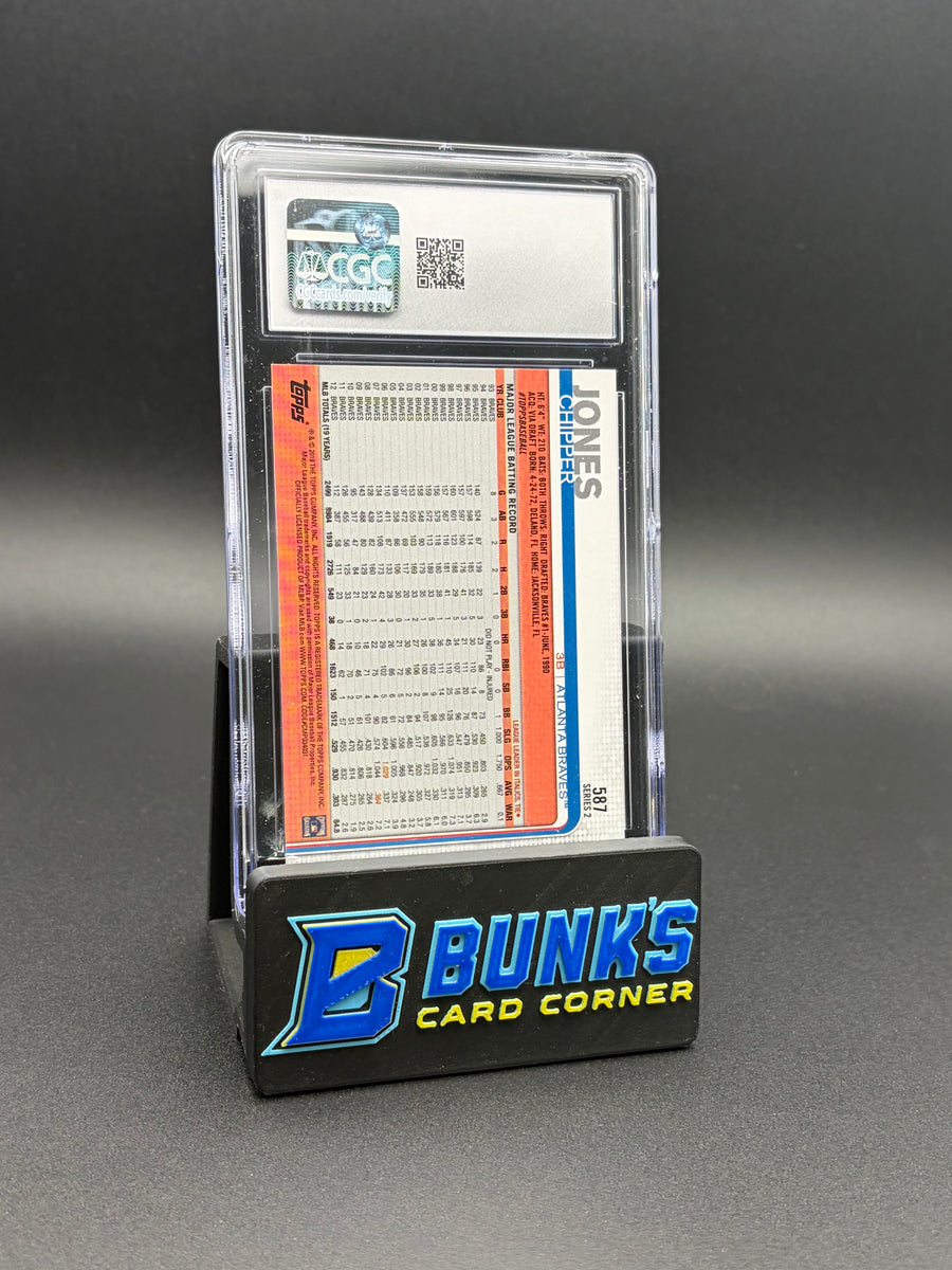 2019 Chipper Jones Variation CGC 8