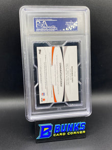 2012 Mohamed Sanu 11/50 Patch Auto PSA 9