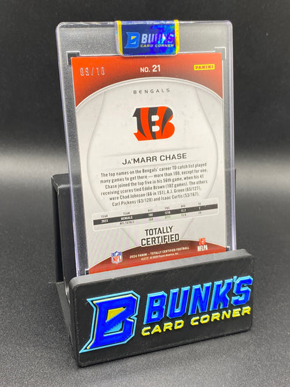 Ja'Marr Chase Panini TC 9/10