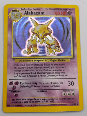 Alakazam Holo Base Set MP