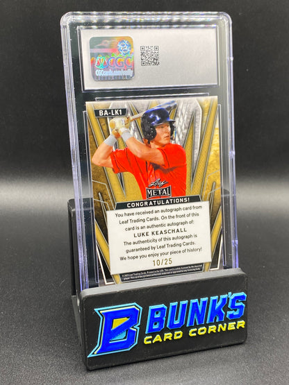 2024 Luke Keaschall Prismatic Blue CGC 9/10 10/25