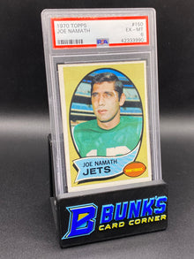 1970 Joe Namath PSA 6