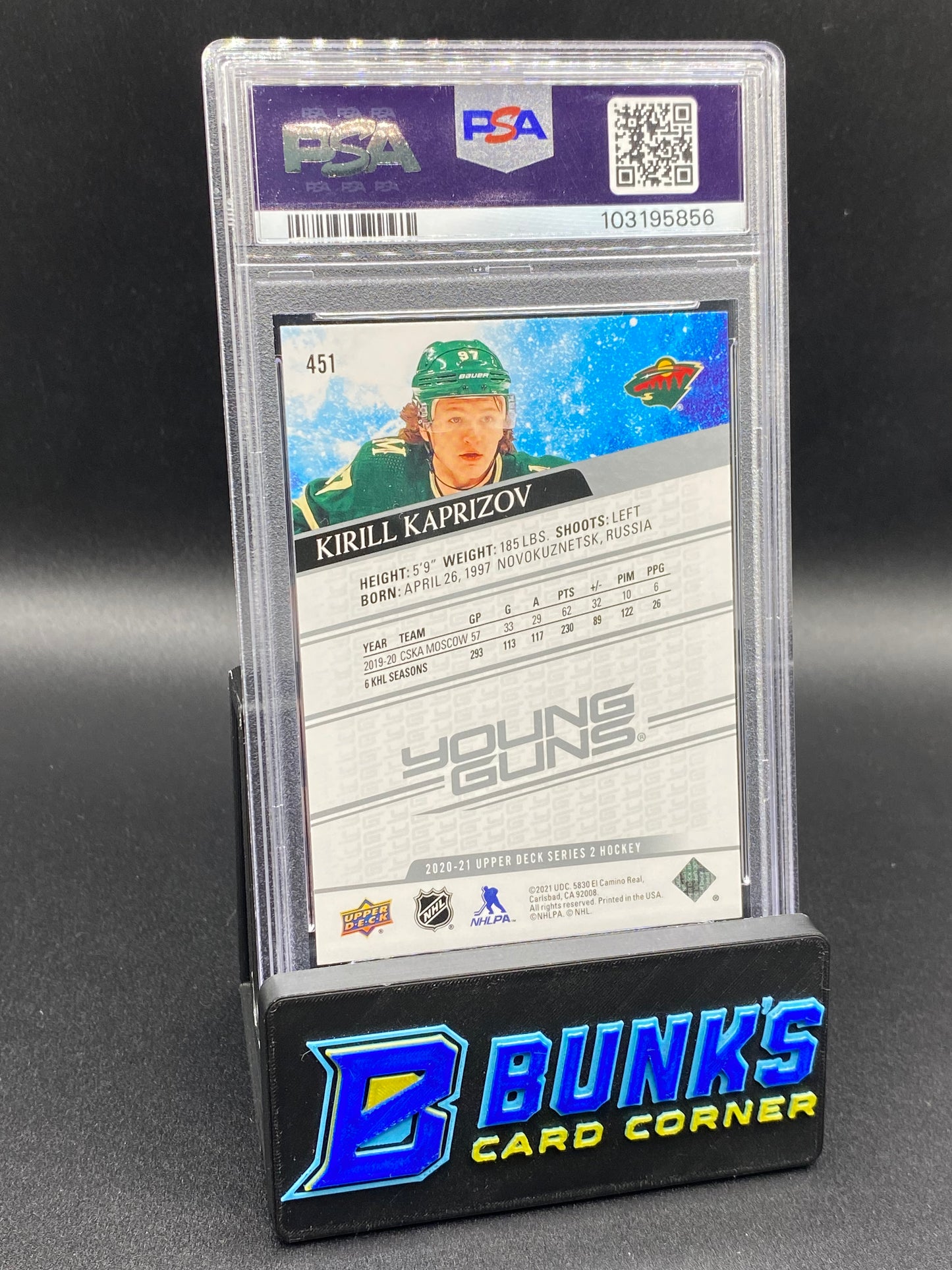 2020 Kirill Kaprizov PSA 9