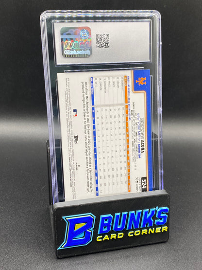 2025 Luisangel Acuna Silver Crackle Foilboard CGC 10