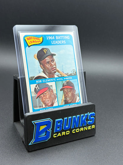 1964 Bob Clemente & Rico Carty & Hank Aaron Leaders