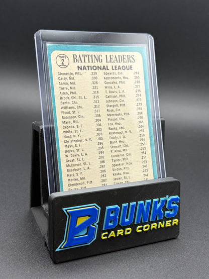 1964 Bob Clemente & Rico Carty & Hank Aaron Leaders