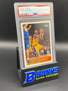 1996 Kobe Bryant PSA 8 Topps