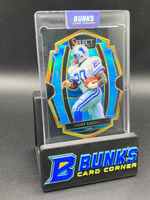 Barry Sanders 48/99 Die-Cut Sapphire
