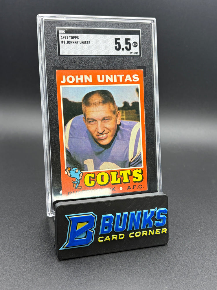 1971 Johnny Unitas Topps SGC 5.5