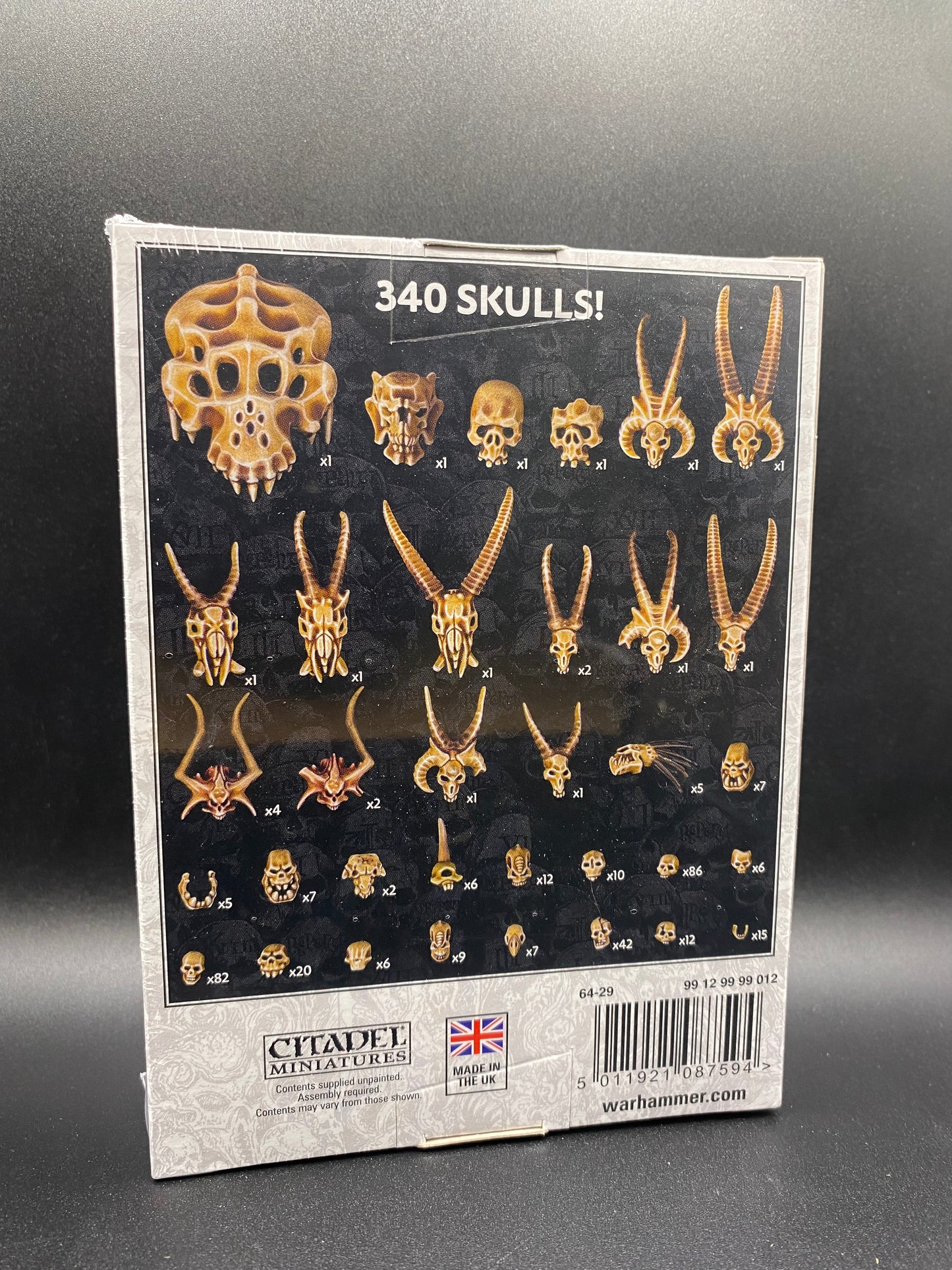 Warhammer Citadel Skulls
