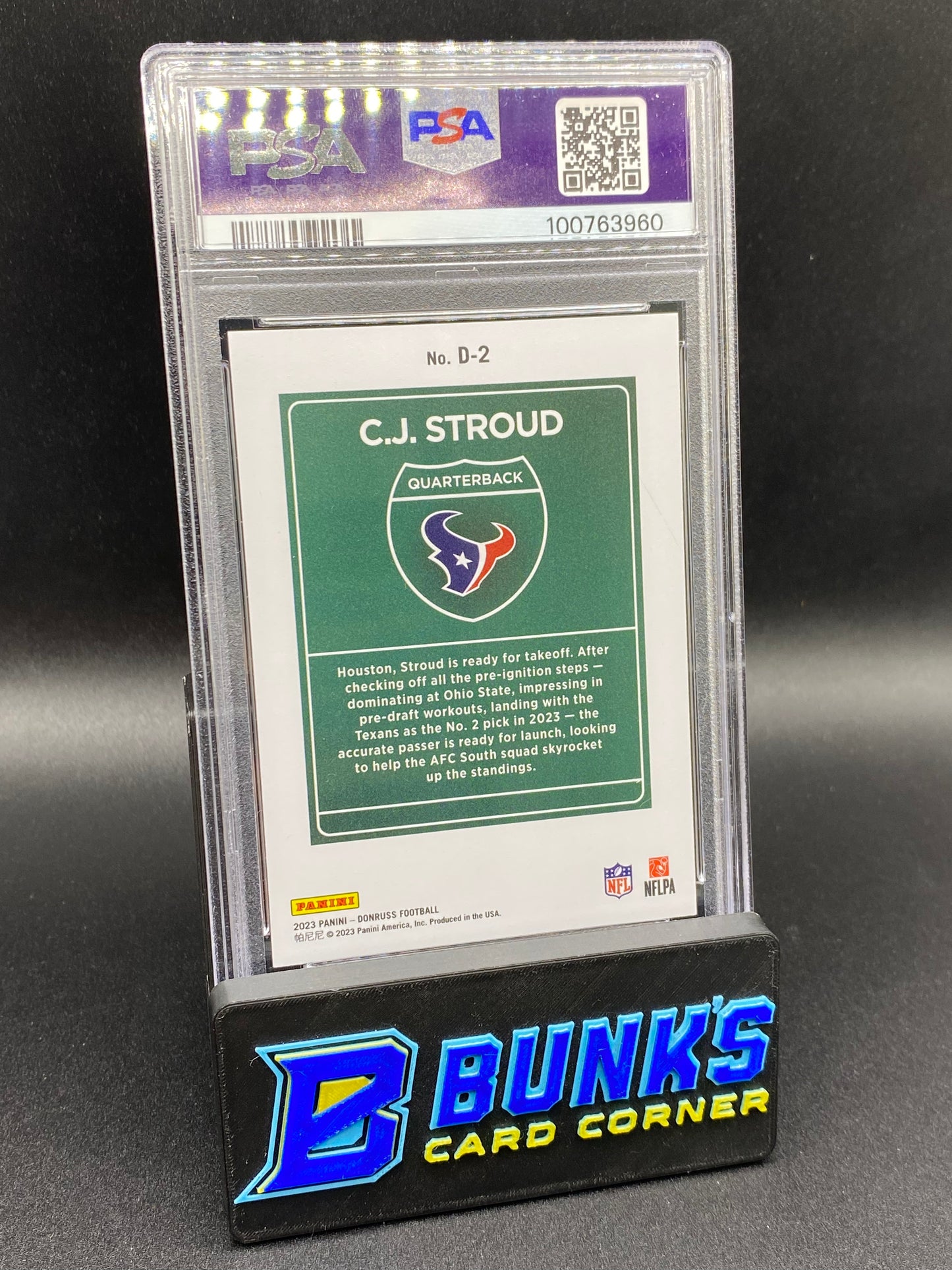 2023 CJ Stroud Downtown PSA 9