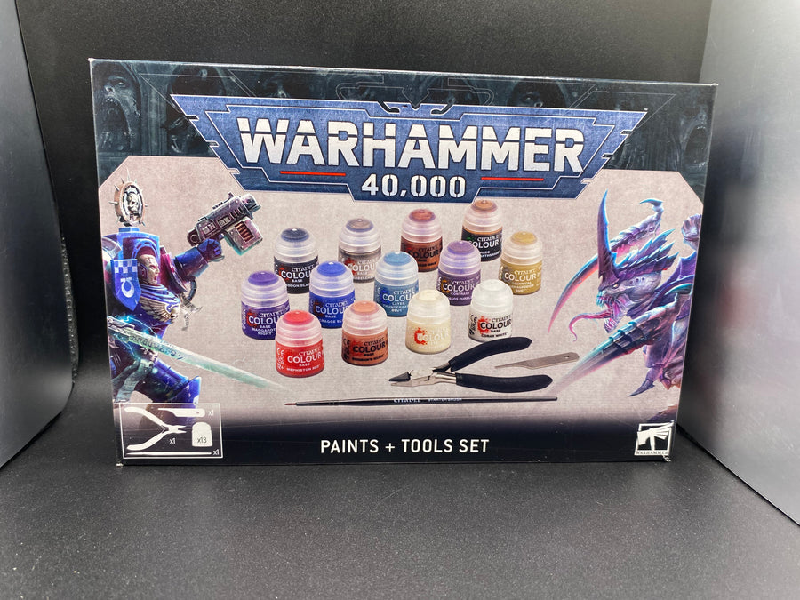 Warhammer Paints + Tools Set
