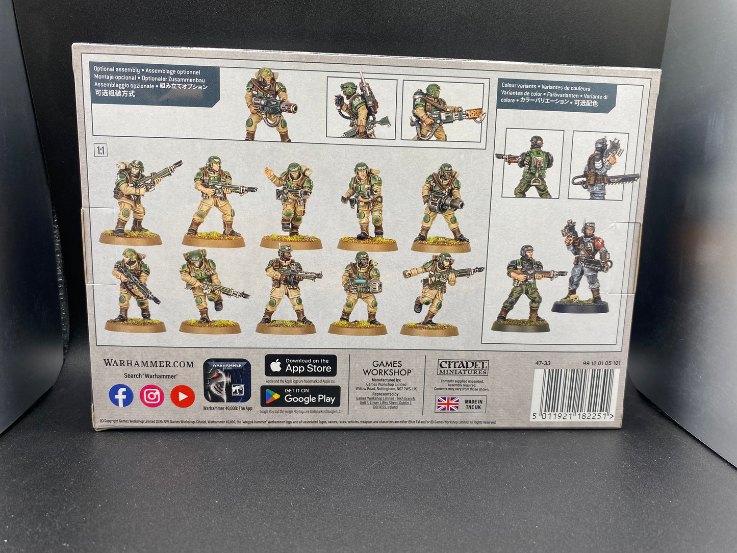 Warhammer Astra Militarum Cadian Shock Troops