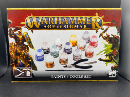 Warhammer Paints + Tools Set