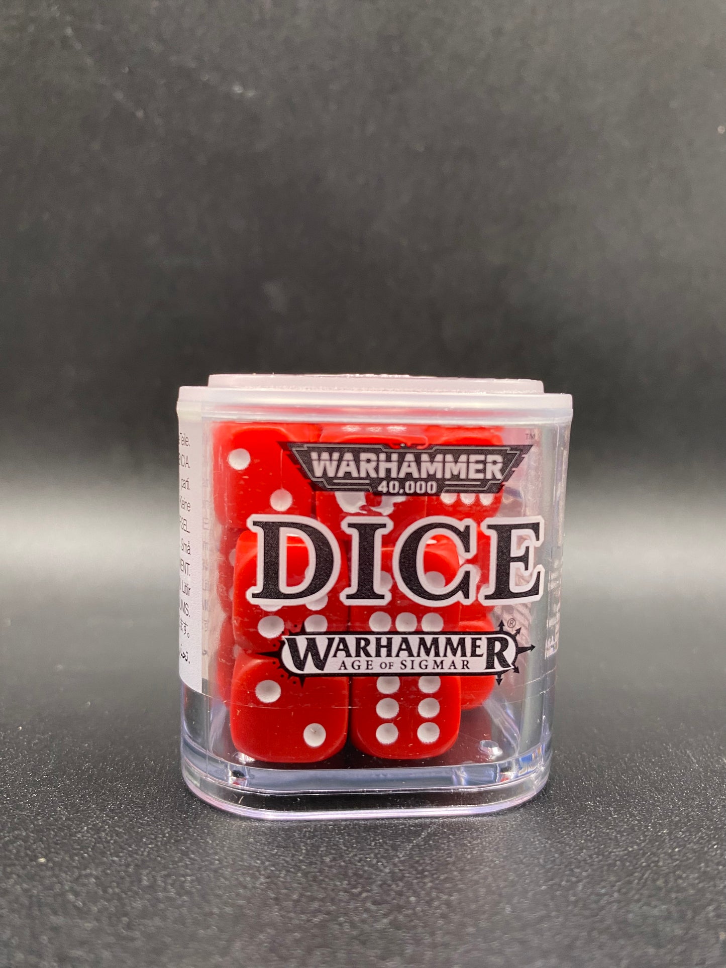 Warhammer Dice Red